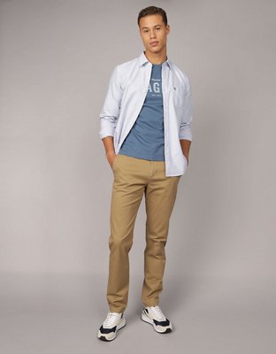 AE Flex Original Straight Lived-In Khaki Pant