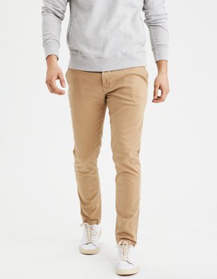 mens super skinny khaki pants