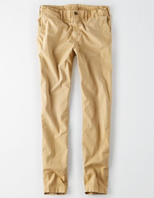 american eagle mens khaki joggers