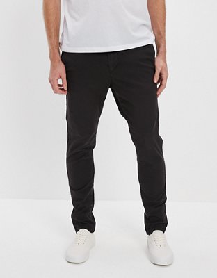 Skinny black hot sale khaki pants