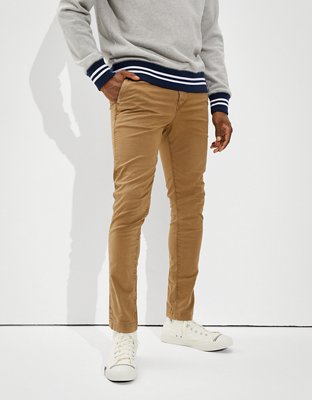 Skinny khaki on sale pants mens