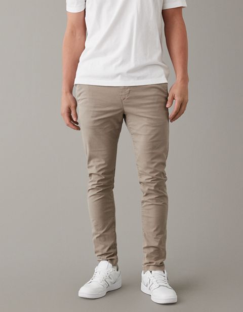 Мужские брюки American Eagle AE Flex Skinny Lived-In Khaki Pant
