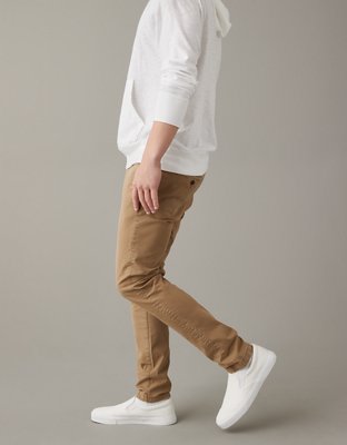 AE Pantalones Khaki Flex Skinny Desgastados