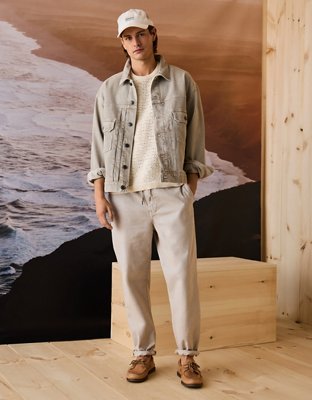 AE Flex Linen-Blend Athletic Fit Pull-On Pant