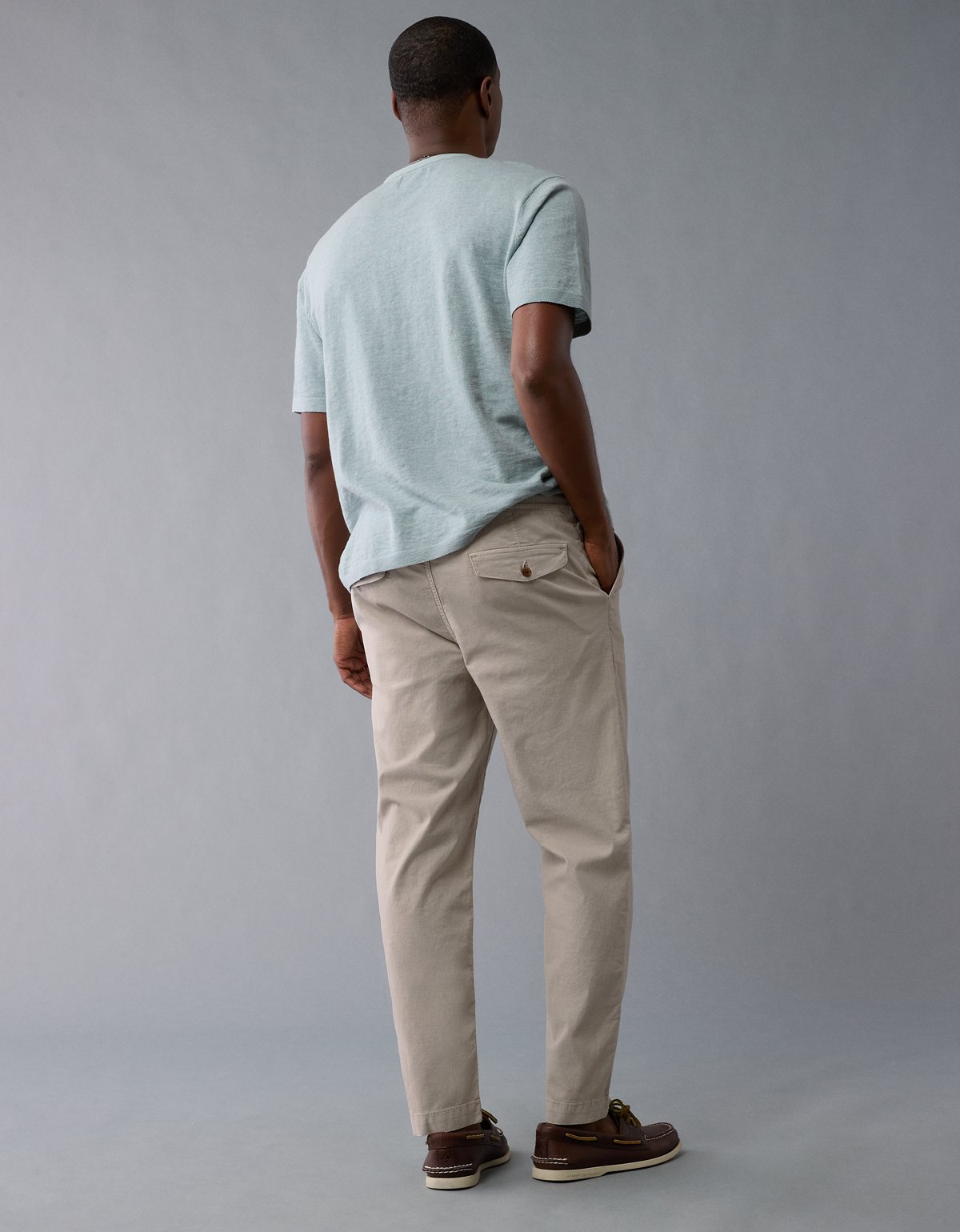 AE Flex Linen-Blend Athletic Fit Pull-On Pant - image 2