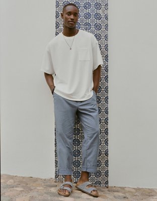 AE Flex Linen-Blend Athletic Fit Pull-On Pant