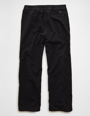 Мужские брюки American Eagle AE Baggy Trekker Pant, цвет: Выцветший чёрный — фото 4