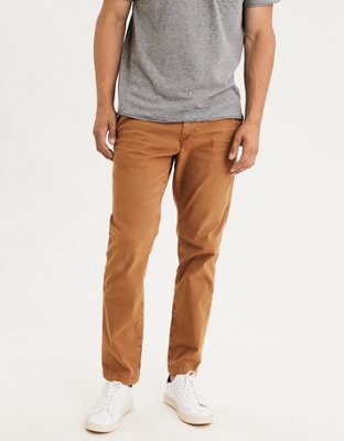 american eagle slim straight khakis