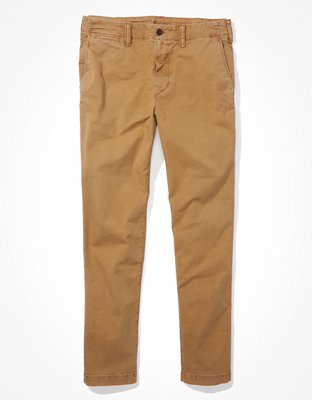 american eagle extreme flex original straight khaki