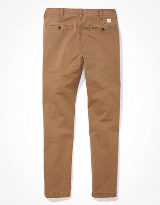 AE Flex Slim Straight Lived-In Khaki Pant