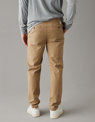 AE Flex Slim Straight Lived-In Khaki Pant