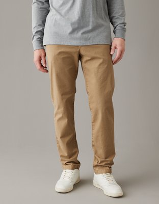 AE Flex Slim Straight Lived-In Khaki Pant