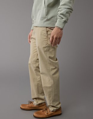 AE Flex Slim Straight Lived-In Khaki Pant