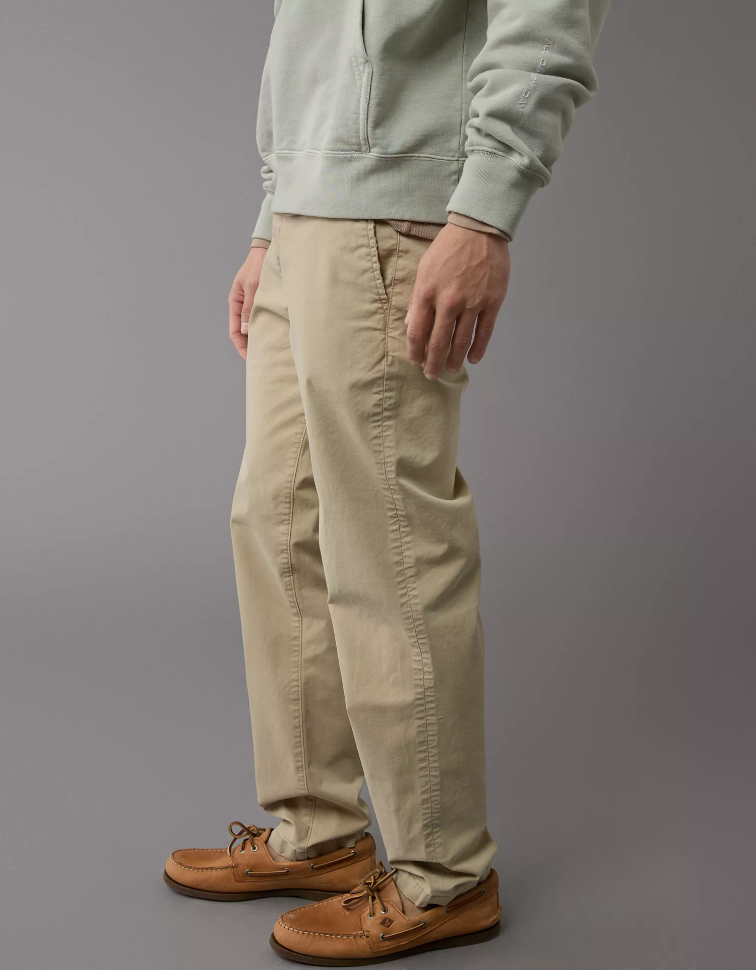 AE Flex Slim Straight Lived-In Khaki Pant - thumbnail 5