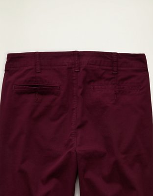 AE Flex Slim Straight Lived-In Khaki Pant