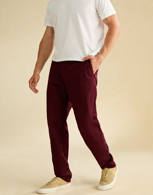AE Flex Slim Straight Lived-In Khaki Pant