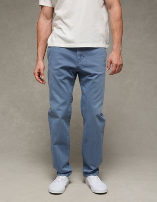 AE Flex Slim Straight Lived-In Khaki Pant