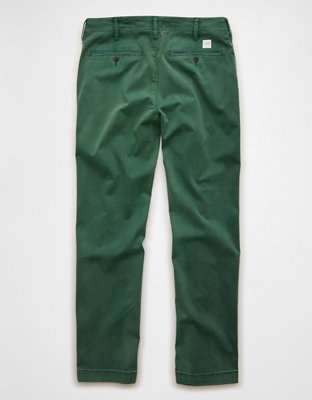 AE Flex Slim Straight Lived-In Khaki Pant