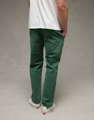 AE Flex Slim Straight Lived-In Khaki Pant