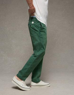 AE Flex Slim Straight Lived-In Khaki Pant
