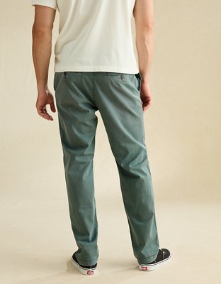AE Flex Slim Straight Lived-In Khaki Pant