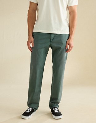 AE Flex Slim Straight Lived-In Khaki Pant