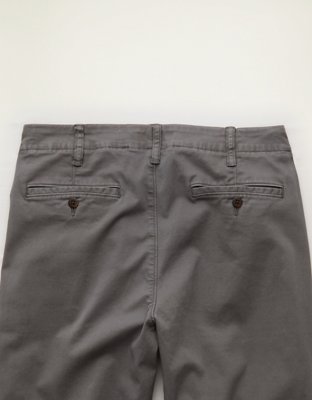 AE Flex Slim Straight Lived-In Khaki Pant