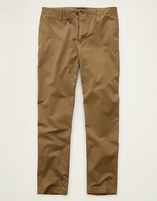 AE Flex Slim Straight Lived-In Khaki Pant