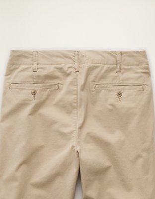 AE Flex Slim Straight Lived-In Khaki Pant