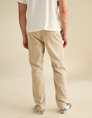 AE Flex Slim Straight Lived-In Khaki Pant