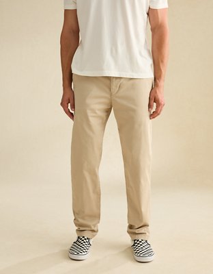 AE Flex Slim Straight Lived-In Khaki Pant