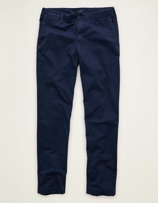 AE Flex Slim Straight Lived-In Khaki Pant