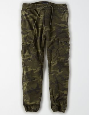 camo khaki joggers