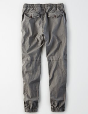 american eagle mens khaki joggers