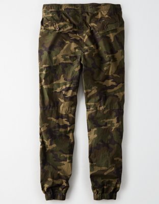 camo khaki joggers