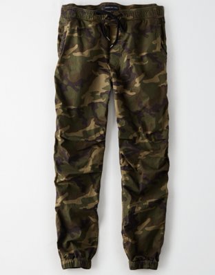 camo khaki joggers