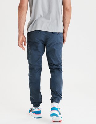 american eagle twill joggers