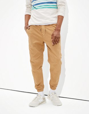 Khaki joggers hot sale