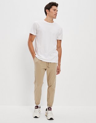 Khaki joggers deals