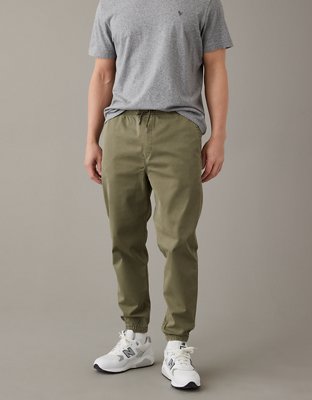 American eagle mens khaki joggers new arrivals