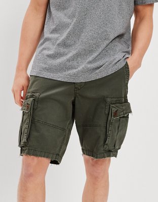 American eagle cargo store shorts mens