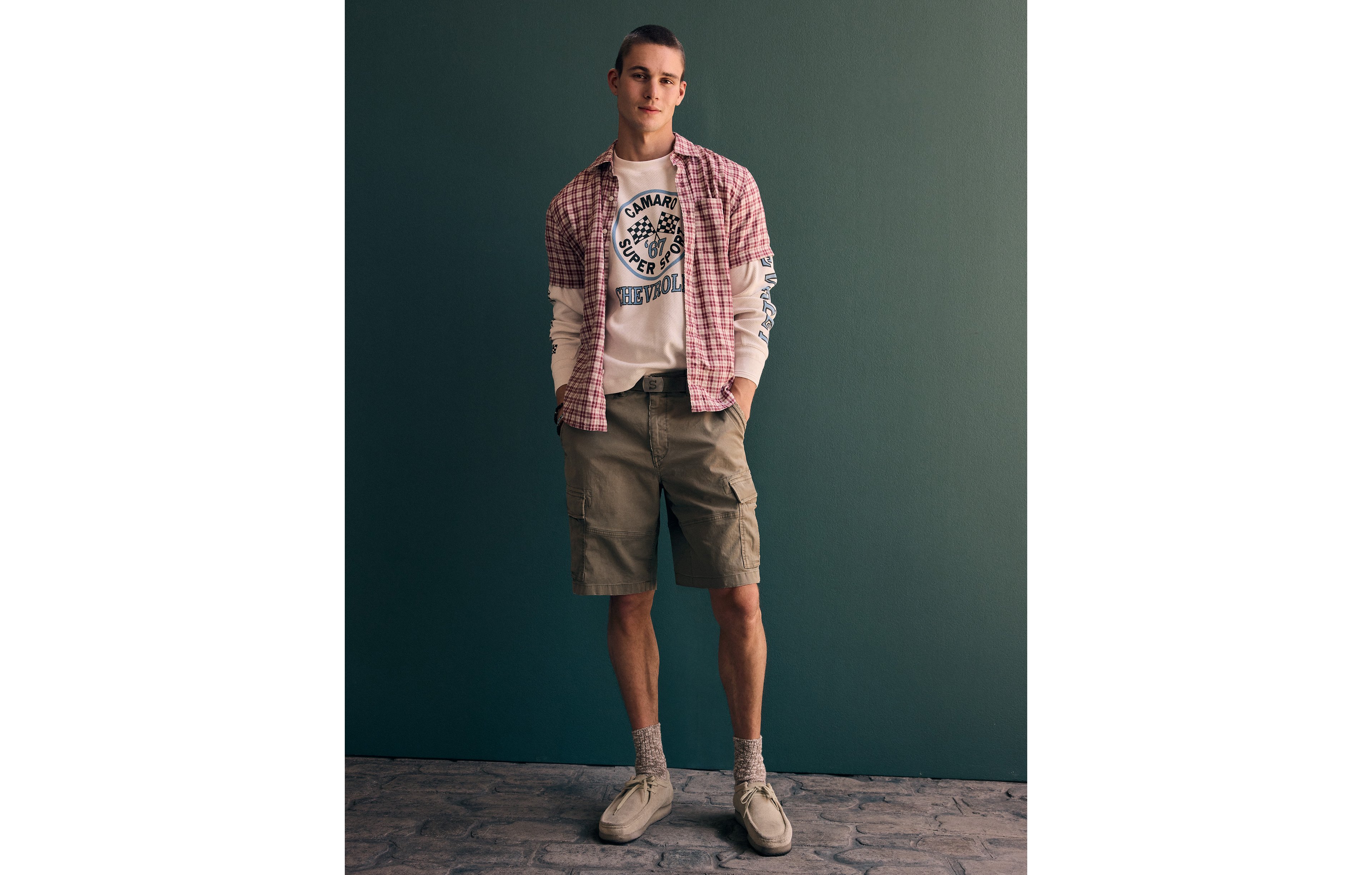 AE 10" Flex Lived-In Cargo Short