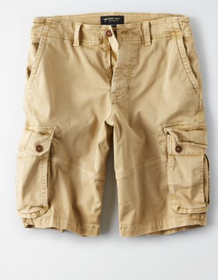 AE Extreme Flex Longer Length Cargo Short, Vintage Khaki American