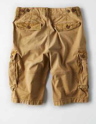 AE Flex Longer Length Cargo Short