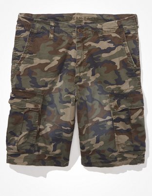 AE Flex 12 Lived In Longer Length Cargo Short