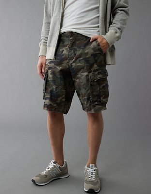 AE Flex 12 Longer Length Lived-In Khaki Short