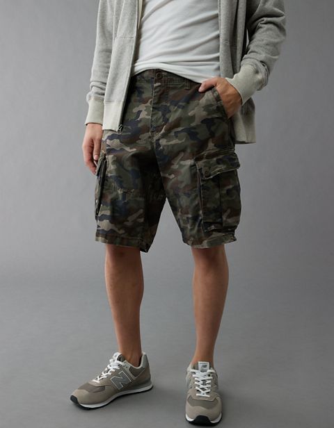 Мужские брюки American Eagle AE Flex 12" Lived-In Longer Length Cargo Short