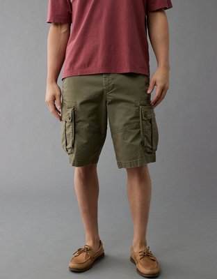 AE Flex 12 Longer Length Lived-In Khaki Short