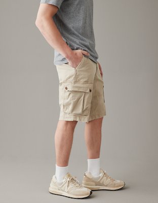 AE Flex 12 Lived In Longer Length Cargo Short