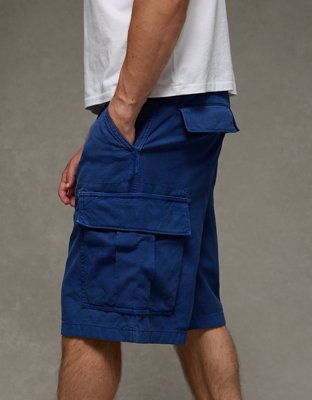 Мужские шорты American Eagle AE 13" Cargo, цвет: Синий — фото 6